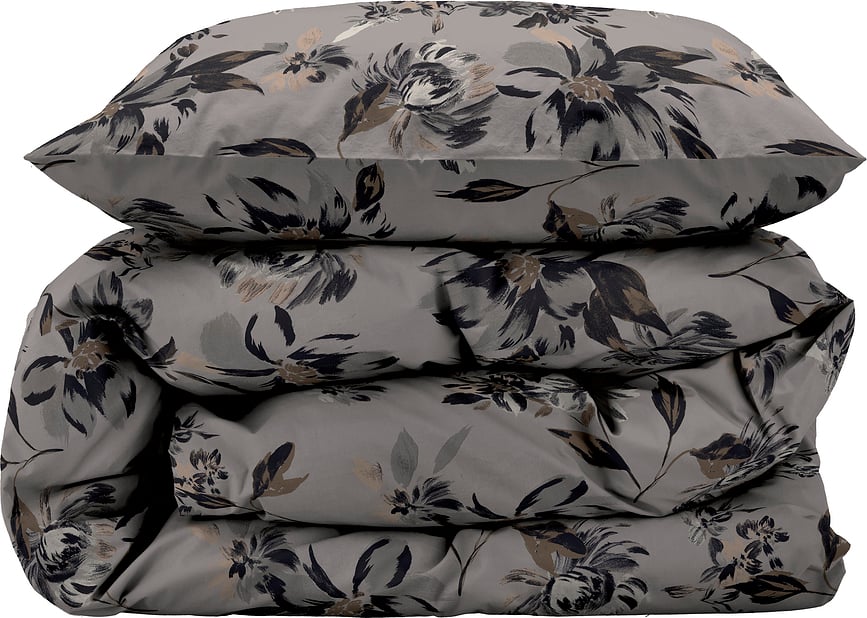 History Bloom Posteljina siva 135 x 200 cm Jastučnica 80 x 80 cm