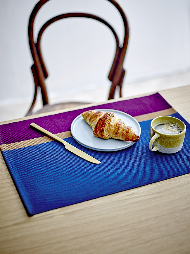 Impression Set de Table 33 x 48 cm, gris-brun