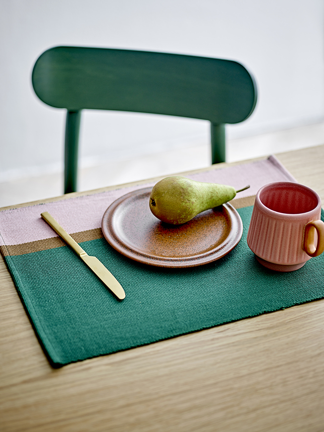 Impression Set de Table 33 x 48 cm, gris-brun