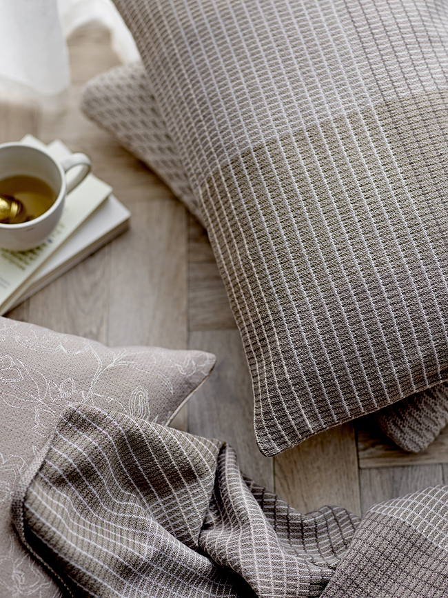 Interlace Plaid 130 x 170 cm, taupe