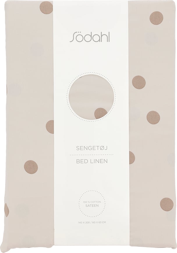 Juego de Funda Nórdica Solaris, 140 x 200 cm, color topo, con funda de almohada 60 x 63 cm, cierre de cremallera, Set de 2 piezas