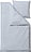 Juego de Funda Nórdica Common, 135 x 200 cm, celeste, con funda de almohada 80 x 80 cm