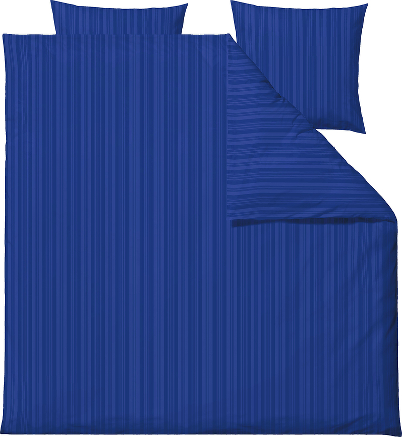 Juego de Funda Nórdica Noble, 200 x 220 cm, azul, con 2 fundas de almohada 60 x 63 cm