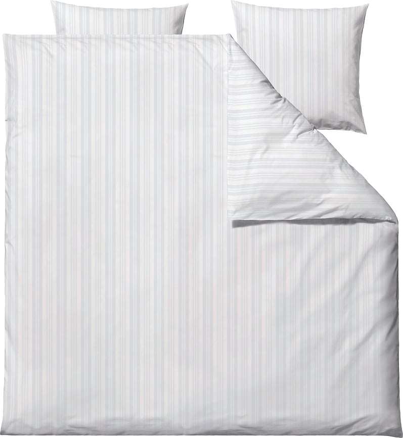 Juego de Funda Nórdica Noble, 200 x 220 cm, blanca, con 2 fundas de almohada 60 x 63 cm