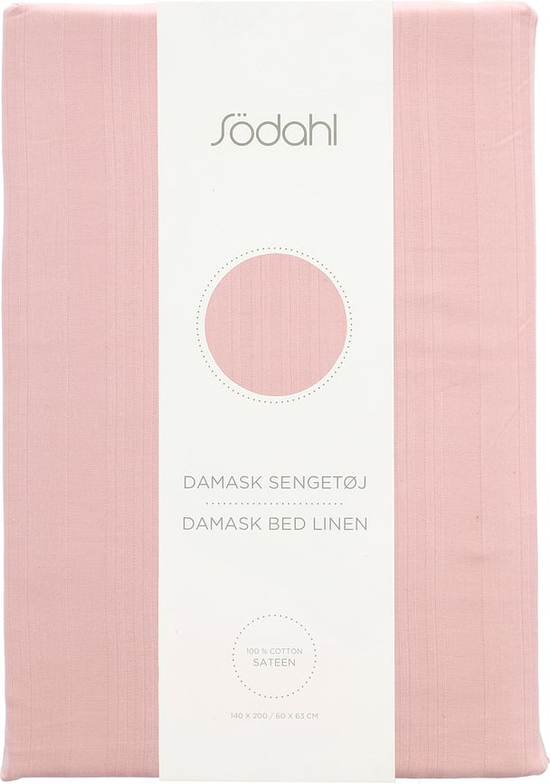 Funda Nórdica Noble 140 x 200 cm, rosa, cierre de cremallera, con funda de almohada 60 x 63 cm