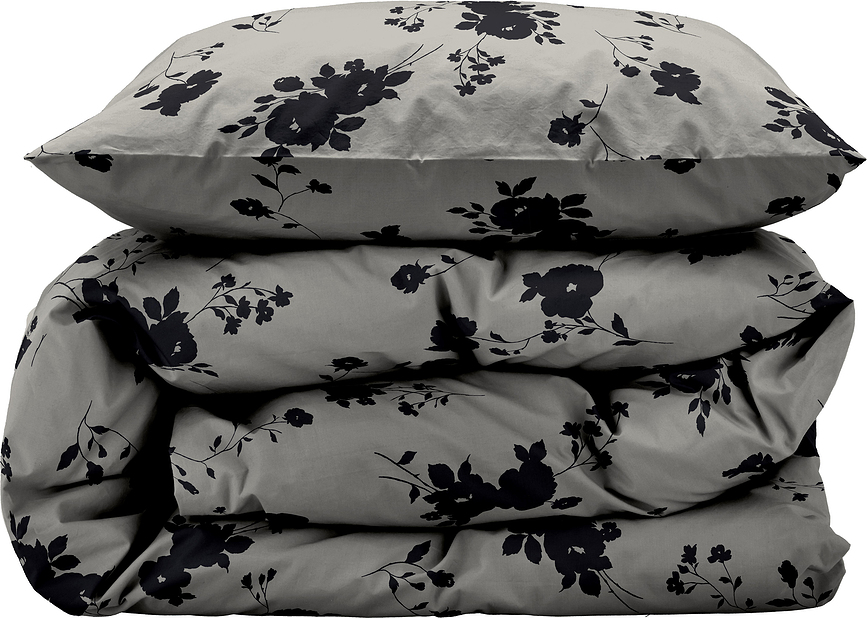 Juego de Funda Nórdica Rose, 135 x 200 cm, beige, con funda de almohada 80 x 80 cm