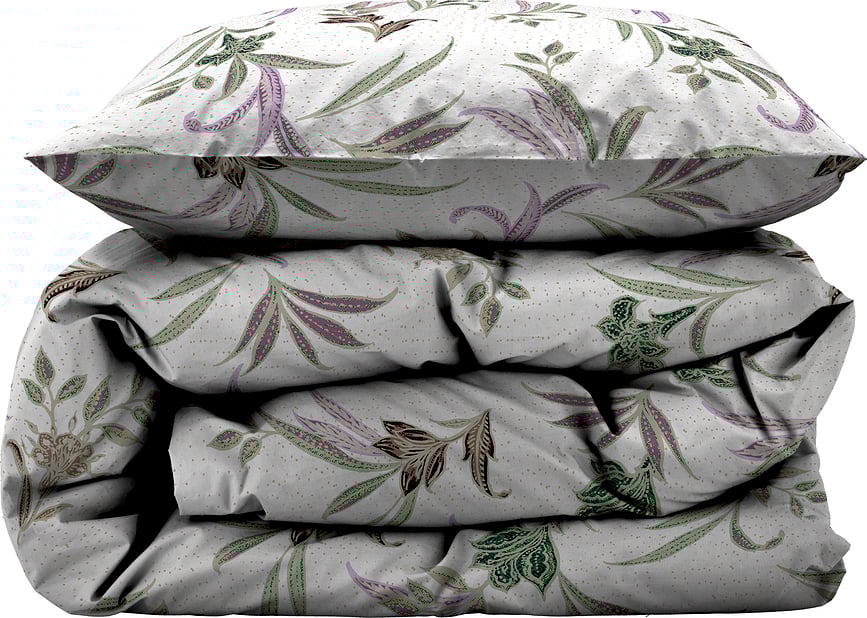 Juego de Funda Nórdica Soft Tropic 140 x 200 cm, lavanda, con funda de almohada 60 x 63 cm