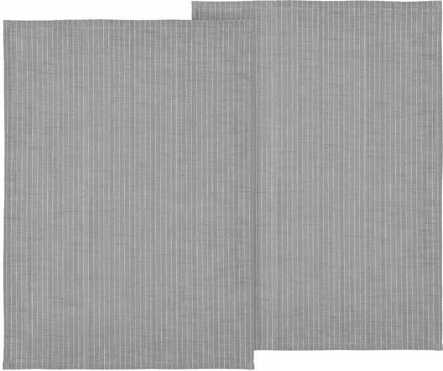 Kuchyňské utěrky Line Organic 50 x 70 cm šedé 2 ks