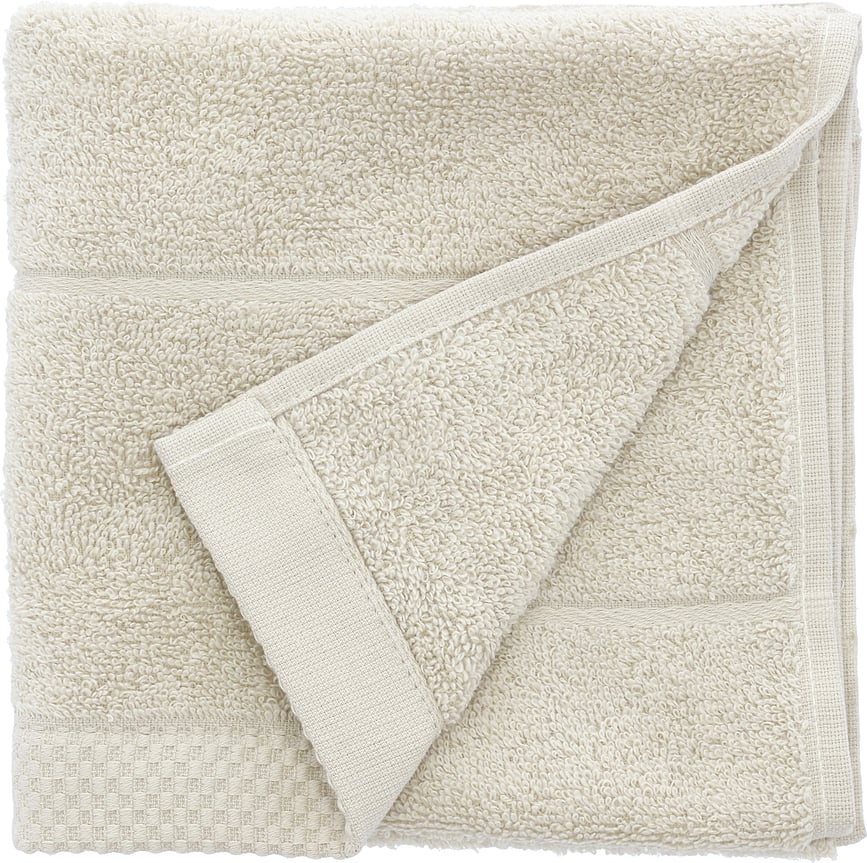 Line Handtuch 30 x 30 cm hellbeige