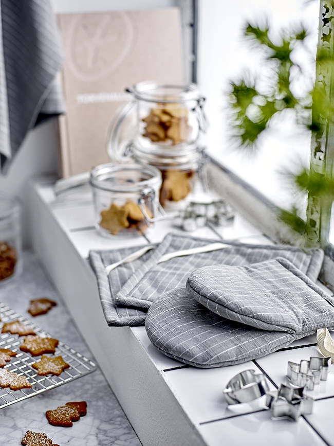 Line Maniques de Cuisine, vertes, Lot de 2