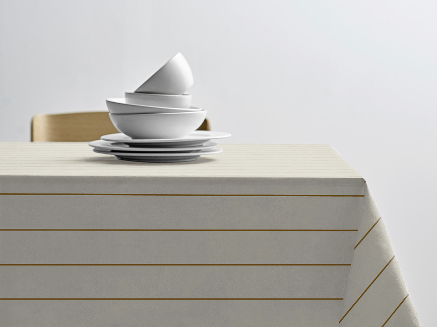 Line Nappe, 140 x 270 cm, grise