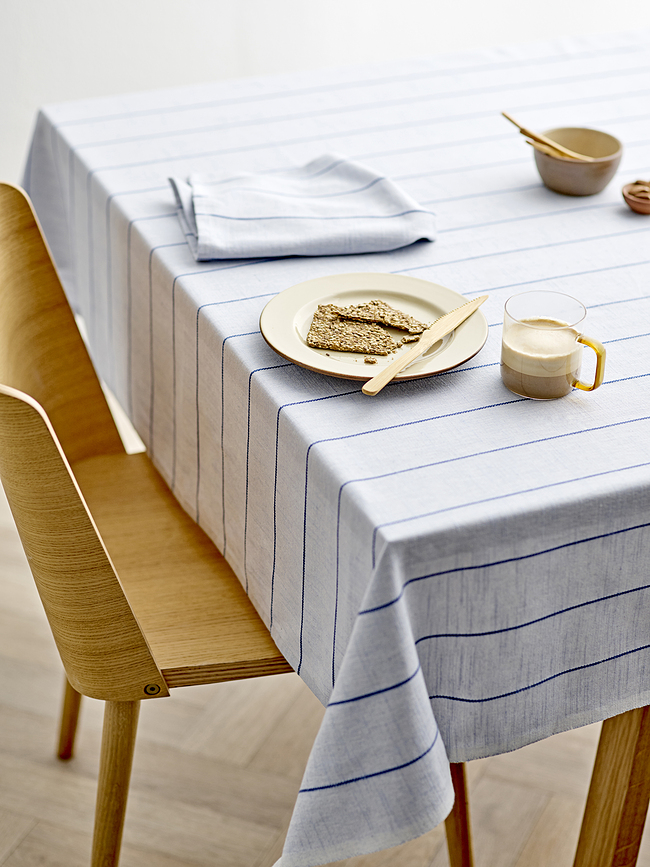 Line Nappe 140 x 320 cm, beige et or