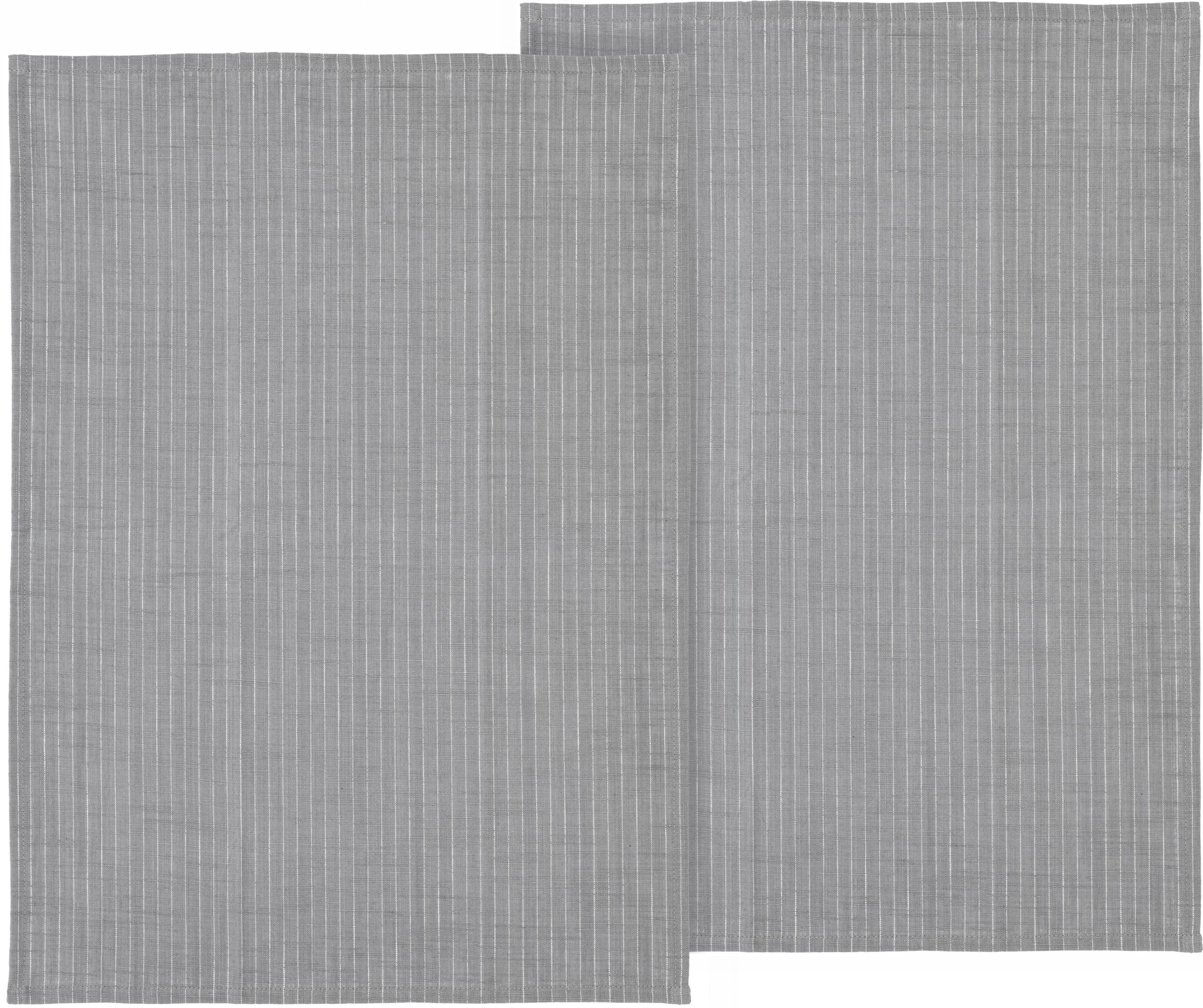 Line Organic Küchentücher 50 x 70 cm grau 2 St.