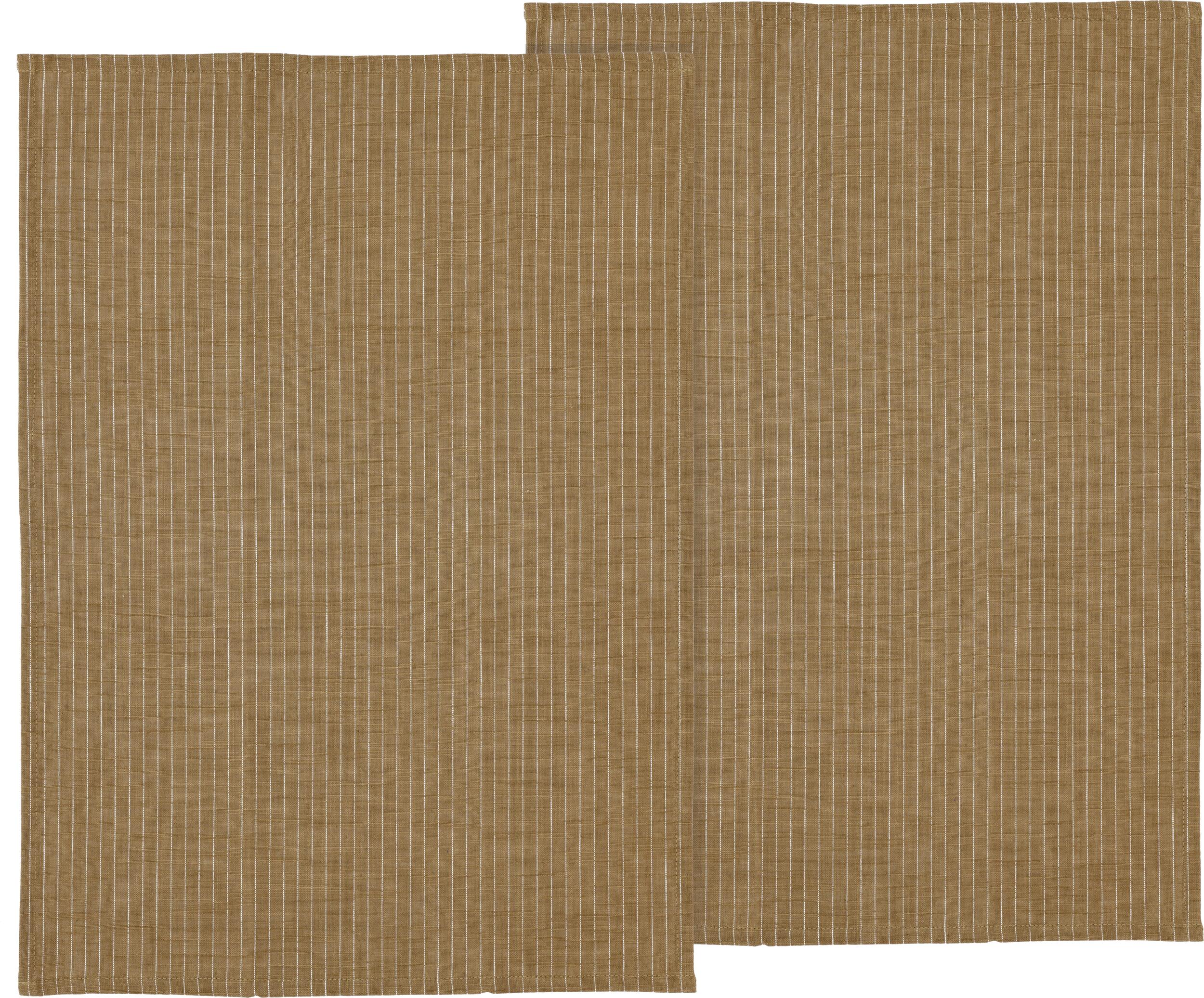 Wischtücher Line Organic Küchentücher 50 X 70 Cm Taupe 2 St.