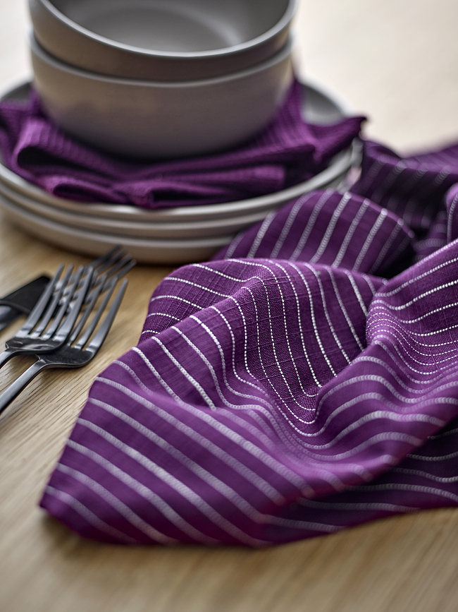 Line Organic Kuhinjske krpe, 50 x 70 cm, modre, 2 kosa