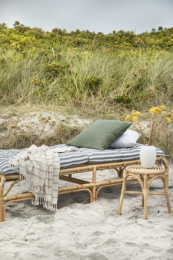 Linen Coussin Décoratif 50 x 50 cm, gris