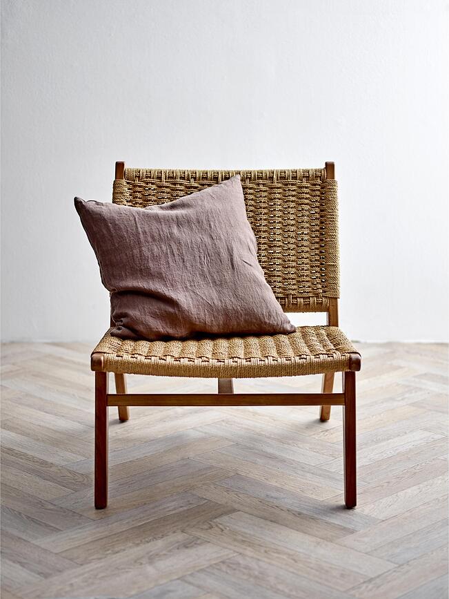 Linen Jastučnica dekorativna svijetloplava 50 x 50 cm