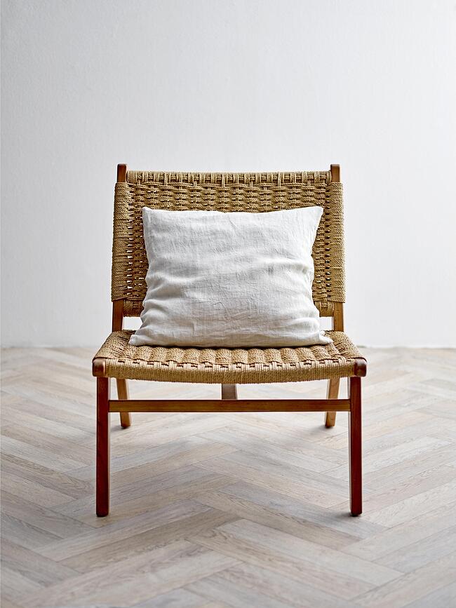 Linen Μαξιλαροθήκη διακοσμητική, 50 x 50 cm, ανοιχτό μπλε