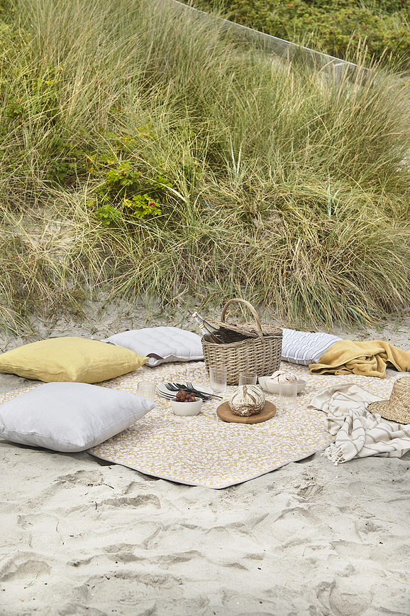 Linen Okrasna Blazina, 50 x 50 cm, taupe