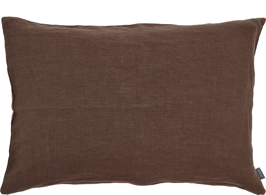 Linen Okrasna prevleka, 40 x 60 cm, kavna