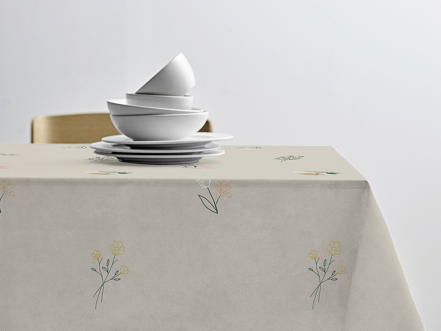 Mantel Charm, 180 cm, beige