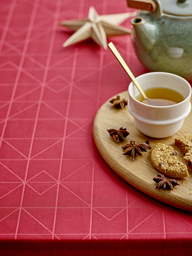 Mantel Refined Damask, 140 x 370 cm, topo