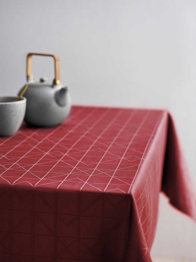 Mantel Refined Damask, 140 x 180 cm, azul turquesa