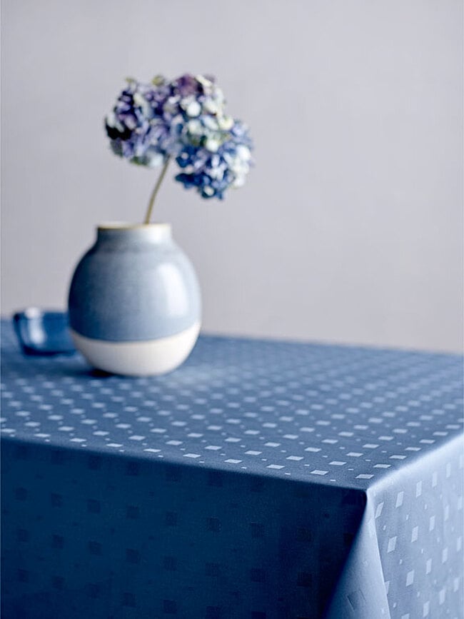 Mantel Squares, 140 x 320 cm, índigo