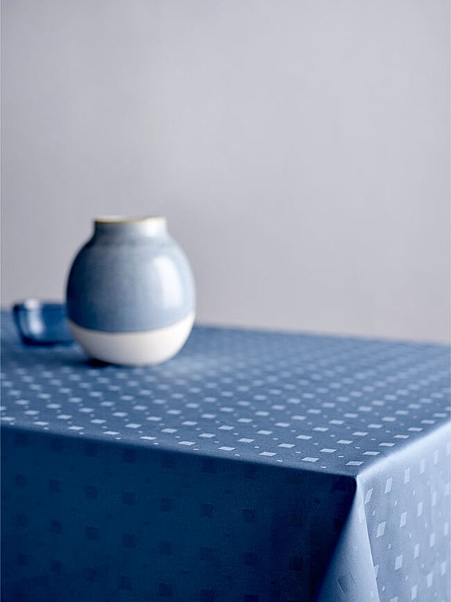 Mantel Squares, 140 x 320 cm, índigo