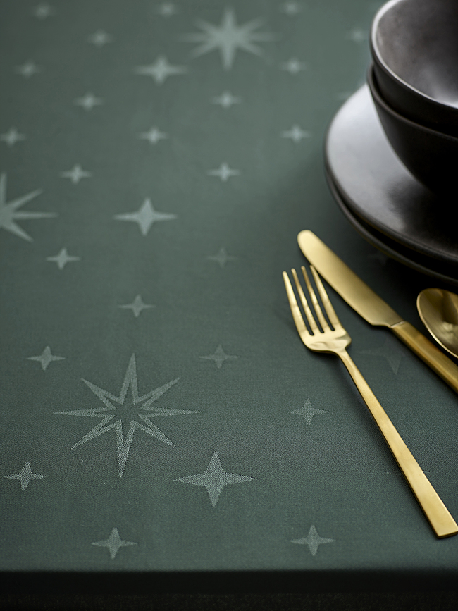 Mantel Stella, 140 x 180 cm, verde oscuro