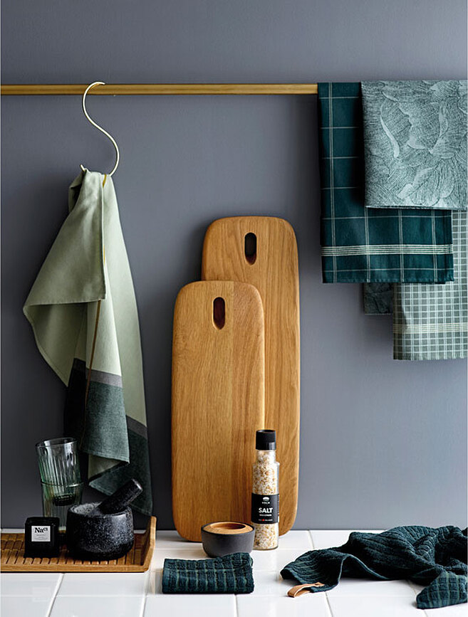 Minimal Kuhinjska Krpa crna