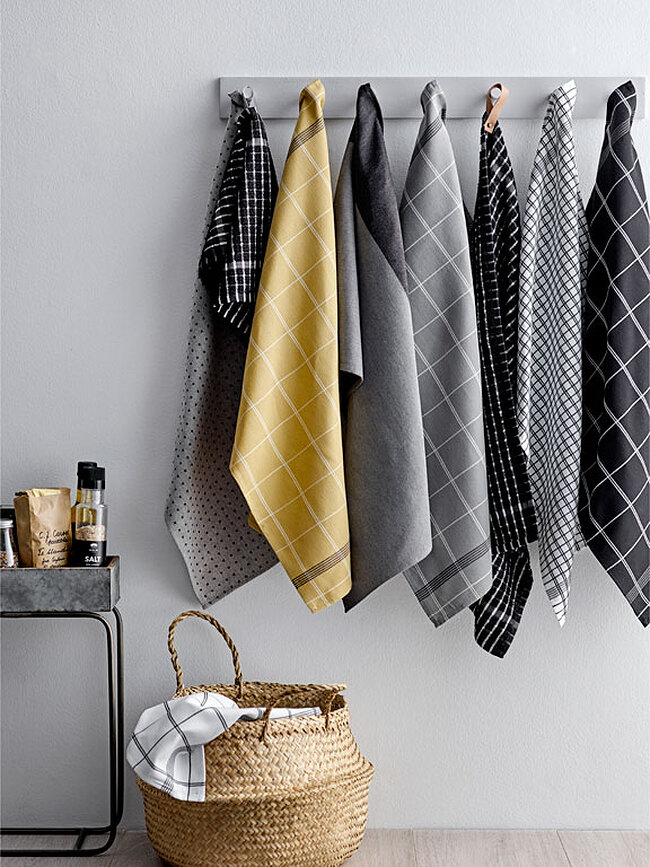 Minimal Kuhinjska Krpa crna