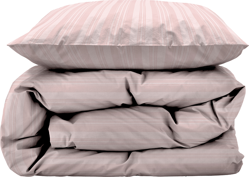 Noble Posteljina ružičasta 140 x 220 cm s jastučnicom 60 x 63 cm na patent zatvarač