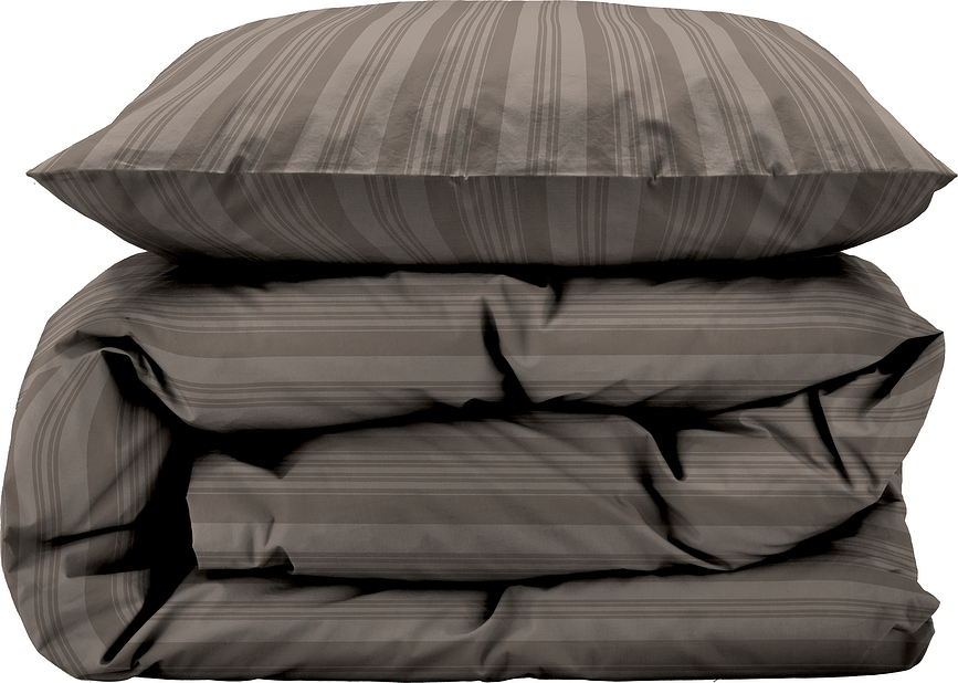 Noble Posteljnina, 140 x 220 cm, taupe, s prevleko za vzglavnik 60 x 63 cm