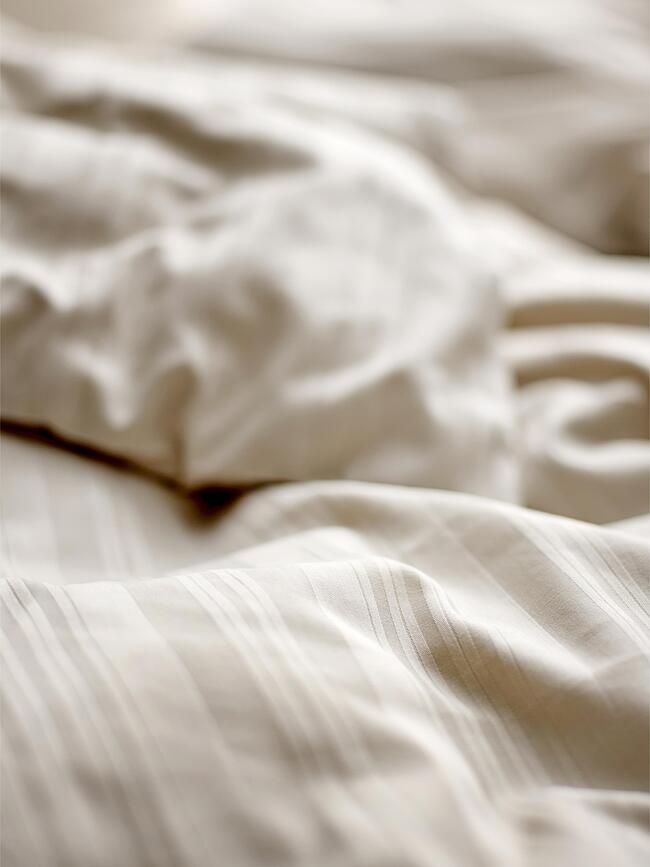 Noble Σετ Παπλωματοθήκης, 200x220 cm, μπεζ, με 2 μαξιλαροθήκες 60x63 cm, 3 τμχ