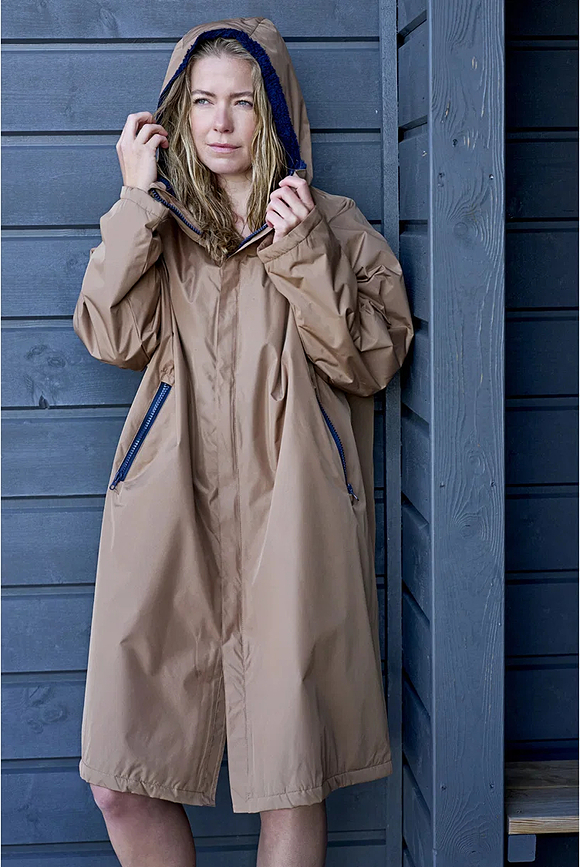 North Parka for Ice Swimming L/XL, light brown