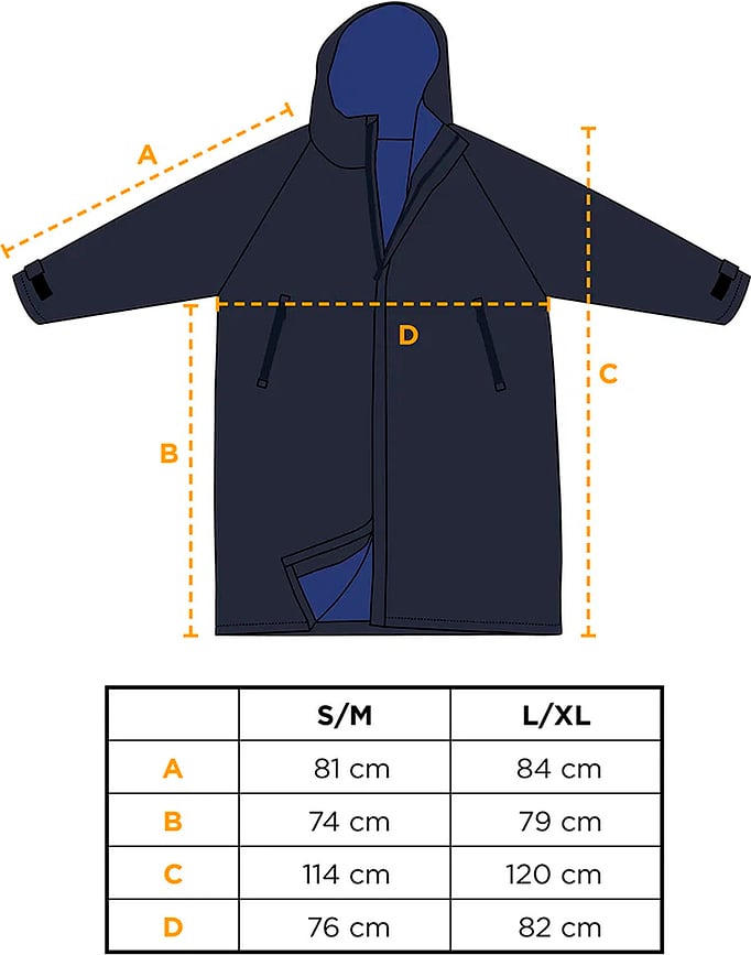 North Parka zum Eisbaden L/XL, marineblau