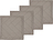 Obrúsky Tiles Damask taupe 4 ks