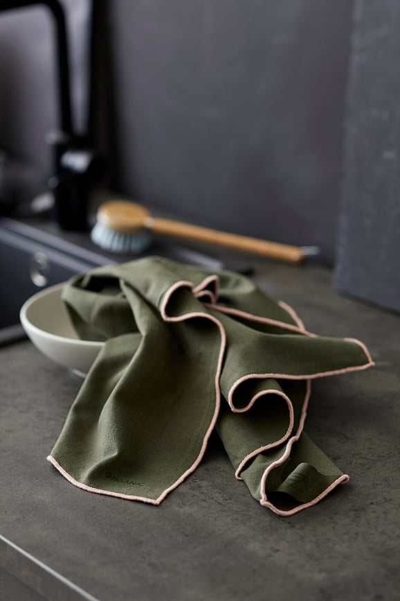 Organic Kuhinjska krpa, 55 x 80 cm, kremna