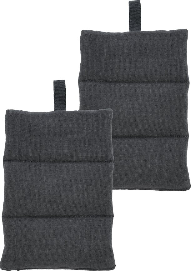 Pannenlappen Harmony antraciet donker 2 st.