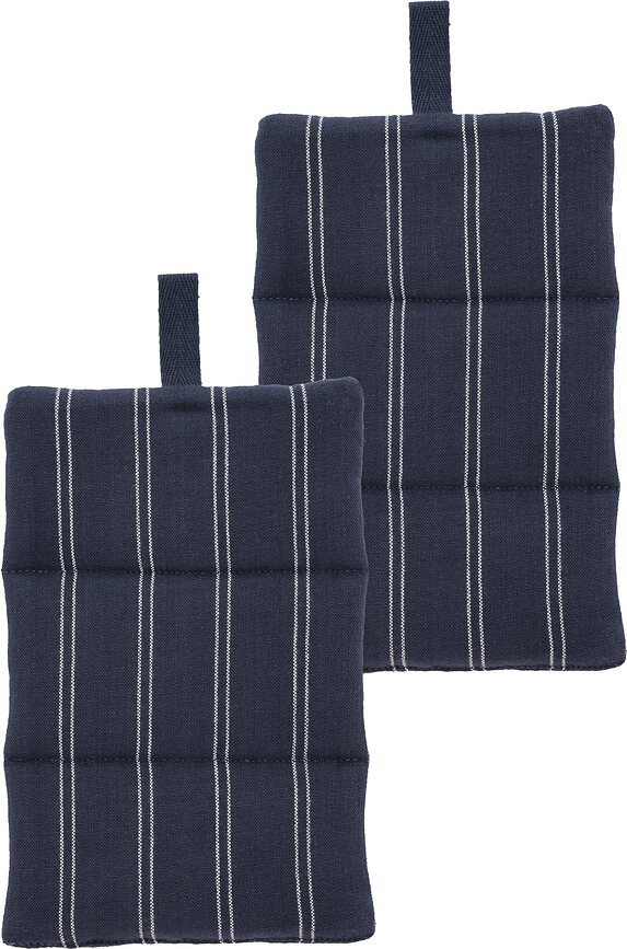 Pannenlappen Harmony marineblauw 2 st.