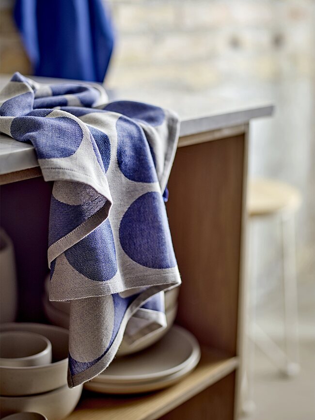 Paños de Cocina Bubbles, 50 x 70 cm, verdes, Pack de 2