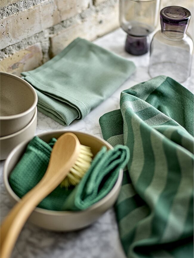 Paños de cocina Reflection, 50 x 70 cm, verdes, 2 unidades