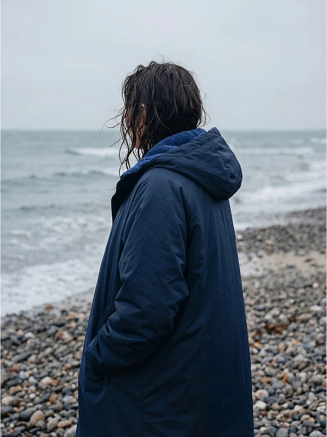 Parka maudynėms šaltame vandenyje North, L/XL, tamsiai mėlyna