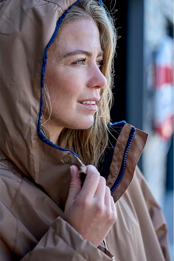 Parka North peldēšanai ziemā, L/XL, gaiši brūna