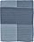 Pled Interlace 130 x 170 cm indygo