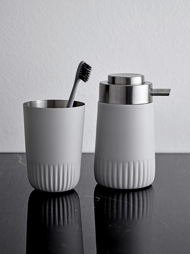 Plissé Distributeur de Savon, gris clair