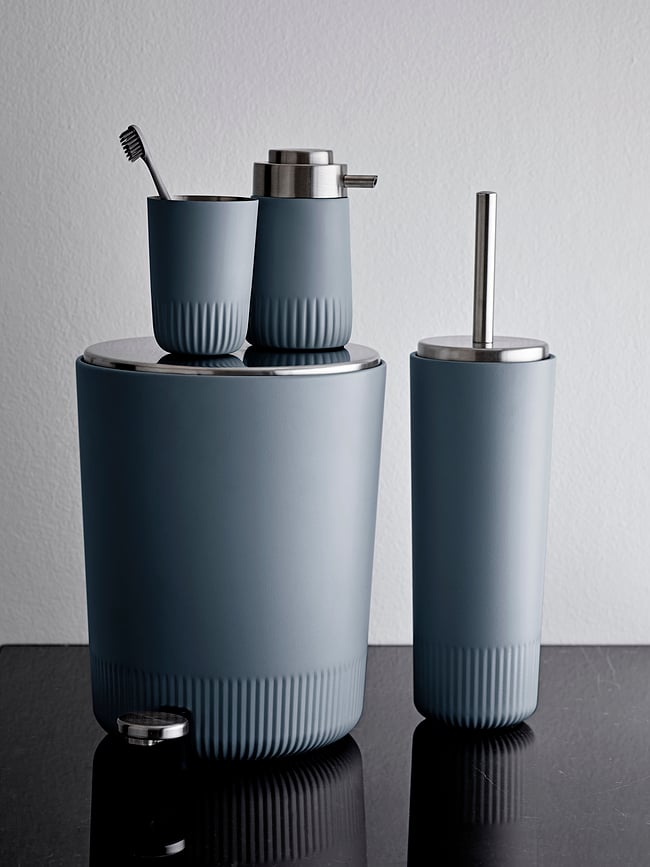 Plissé Lonček za zobne ščetke, moder