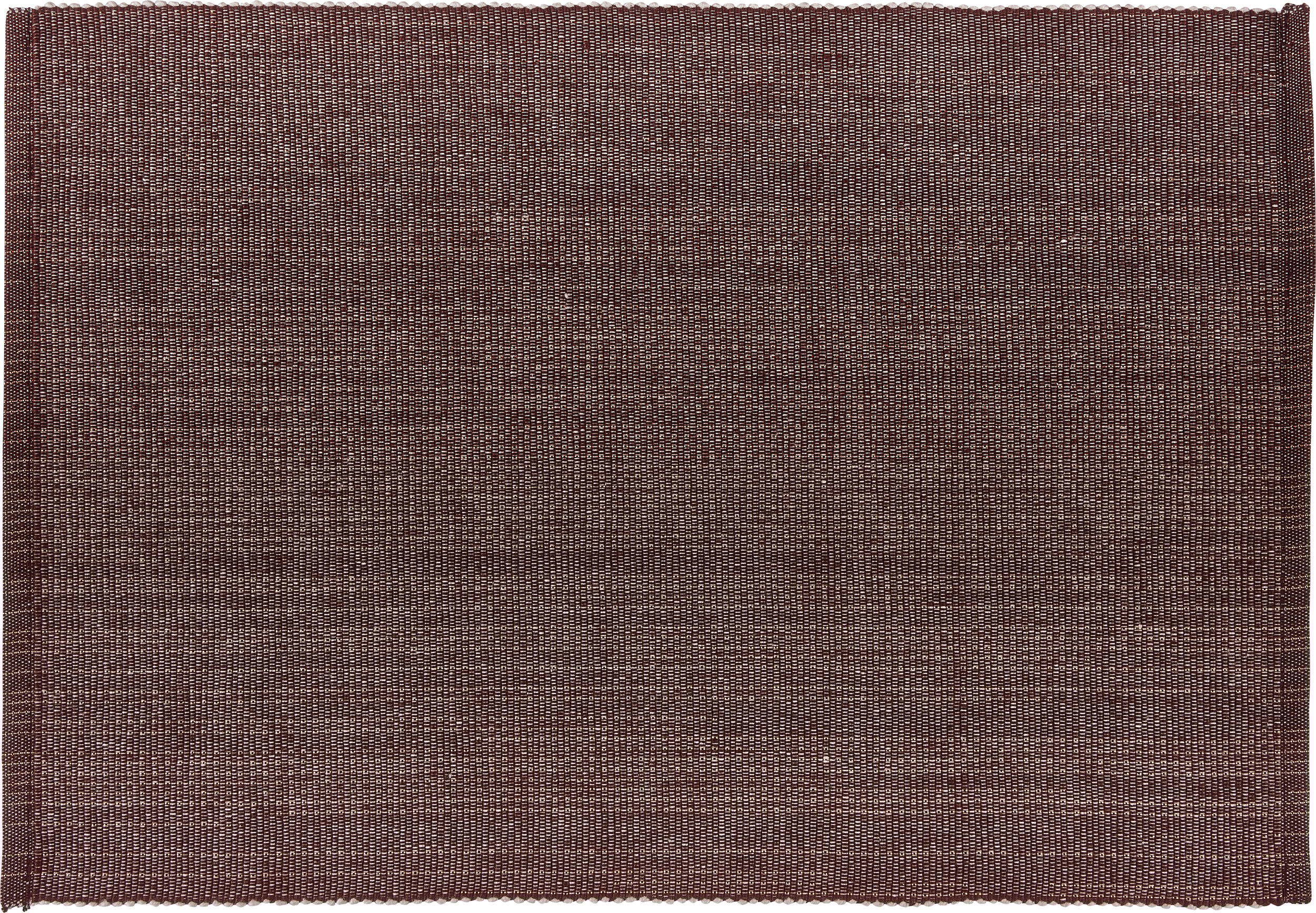 Podkładki pod talerze Sparkle 33 x 48 cm kasztanowe 2 szt.
