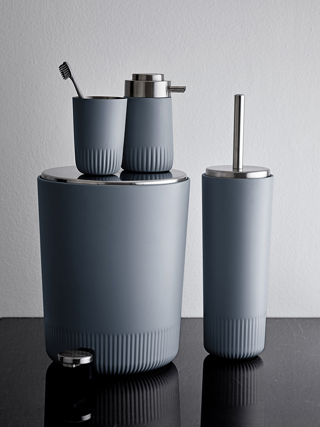 Vaso para cepillos de dientes Plissé, azul